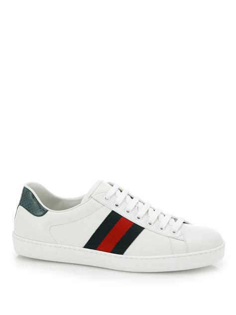 white gucci sneakers men's|authentic gucci sneakers for men.